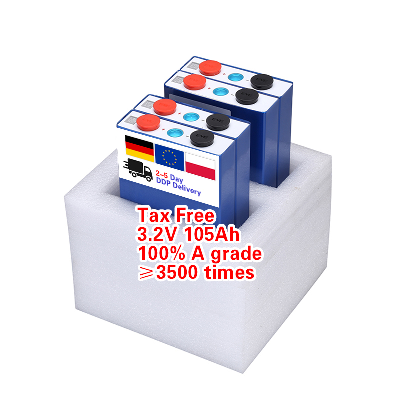 Lifepo4 eu stock huaxu, горячая Распродажа, класс A EV 105ah 3,2 В, литиевая аккумуляторная батарея 120ah, тележка для гольфа, RV вилочный погрузчик 3C Lifepo4 батарея