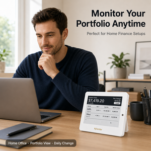 Calendrier financier intelligent Kylenar Mini avec affichage <span class=keywords><strong>du</strong></span> portefeuille en papier électronique pour les investisseurs, à fixer au mur, pour la maison ou le bureau - Product Image 2