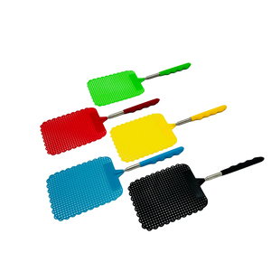 Matamoscas <span class=keywords><strong>Profesional</strong></span> Personalizado, Retráctil, con Mango de Acero Inoxidable, Manual, de Plástico, para el Hogar, Matamoscas Grande - Product Image 4