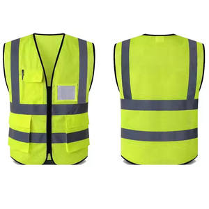 Conception réglable durable réfléchissante de gilet de sécurité élevé léger de visibilité pour la construction et la sécurité routière de secours - Product Image 5