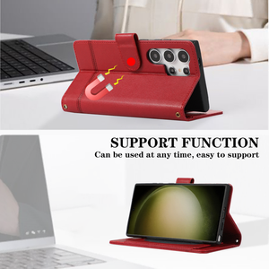 Funda de cuero con tapa para teléfono <span class=keywords><strong>Samsung</strong></span> S24 <span class=keywords><strong>23</strong></span> 22 Ultra plus - Product Image 6