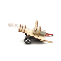 Kit Scientifique en Bois en Gros : Modèle de Canon à Air DIY, Jeu Éducatif, Jouets d'Expérimentation sur la Compression d'Air pour Enfants