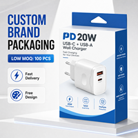 Adaptateurs secteur USB-C 20W PD à charge rapide pour téléphones portables et appareils photo – Vente en gros