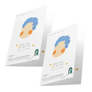 Custom Printed Folding Gift <b>Envelopes</b> card Business Flyer Greeting Card Gift With Card Slot - Product Image 6