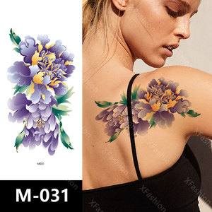 90x190mm Stock impermeable colorido <span class=keywords><strong>flor</strong></span> <span class=keywords><strong>tatuaje</strong></span> transferencia <span class=keywords><strong>tatuaje</strong></span> temporal <span class=keywords><strong>en</strong></span> el pecho <span class=keywords><strong>brazo</strong></span> duración 5-7 días <span class=keywords><strong>tatuaje</strong></span> pegatina - Product Image 5