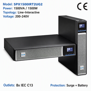 1500VA 1500W 5PX 1500i RT2U UPS 2U Montage en rack Onde sinusoïdale Facteur de puissance unifié pour serveurs et équipements réseau - Product Image 5