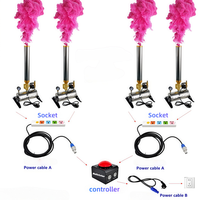 Idées pour la fête de révélation du sexe du bébé : machine à bombes fumigènes aux couleurs vives pour la révélation du sexe, pour la scène de fête