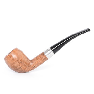 Muxiang Tobacco Pipe Straight Type Rosewood Aluminum Ring Handle 3mm Filter For Beginners - Product Image 5