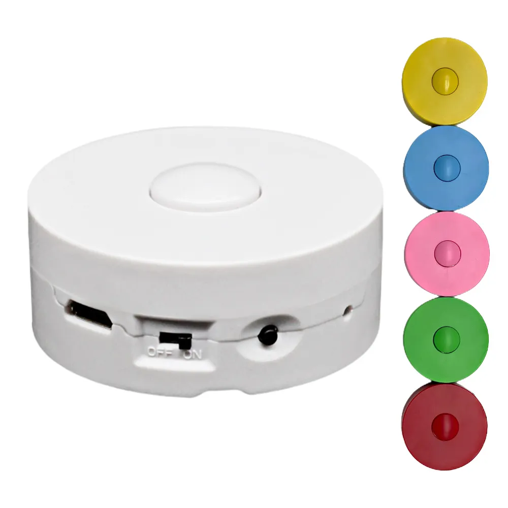 Enregistreur rond rechargeable de haute qualité et ensemble de lecture boîte d'enregistrement tout-en-un peut être utilisé pour les jouets en peluche