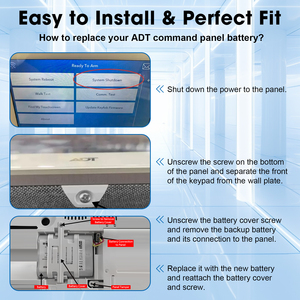Аккумулятор Rapthor 7950 мАч (замена 300-10186) для панели управления ADT Command Smart Security, 3.6В / 3.7В / 4.2В, 29.42Втч - Product Image 5