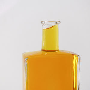 Décalcomanie vide logo 500ml 50cl <span class=keywords><strong>bouteille</strong></span> <span class=keywords><strong>de</strong></span> <span class=keywords><strong>gin</strong></span> en verre carré vodka esprit liqueur tequila rhum whisky spiritueux <span class=keywords><strong>bouteille</strong></span> en verre avec bouchon en T - Product Image 2