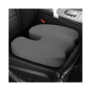 Coussin De Siège Auto En Mousse Mémoire - Confort Pour Longs Trajets, Soutien Lombaire - Lavable Et Respirant