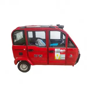 Hot Selling Manual Mid Drive Motor And Manti Pliant Manpower Manned Tricyclemini Jx183 Mali Fret Three Electric Tricycle