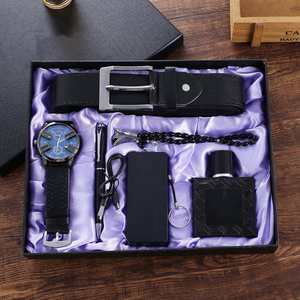 Ensemble Cadeau d'Affaires Créatif pour Hommes, Portefeuille, Ceinture, Lunettes et Montre - Product Image 5