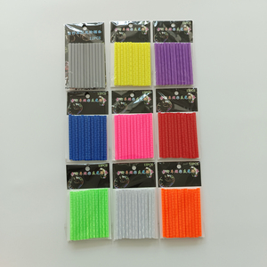 Salut Vis 75mm argent couleurs réfléchissantes Pvc rayures vélo a parlé couverture montage Clip Tube route sécurité cyclisme vélo roue réflecteur - Product Image 3