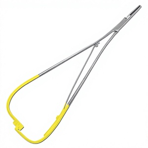Porte-aiguille Mathieu Stille, instrument chirurgical, manche jaune, certifié CE Classe I, utilisation manuelle - Product Image 3