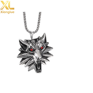 Nuevo Diseño Actualizado, Colgante de Lobo Grande de Acero Inoxidable, Colgante Pesado para Hombre, Joyería de Películas y Videojuegos, Accesorios Geniales - Product Image 2