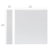 Carpeta de Anillas Personalizada de Tela y Plástico, Tamaños A7, A6, A5, A4, para Documentos, Cuadernos, con 6, 3 o 1 Anillas, de 1, 1.5 y 2 Pulgadas, Material de Oficina