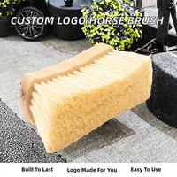 Cepillo de Limpieza de Barro para Caballos con Logotipo Personalizado, Cepillo de Madera Duradero para el Cuidado de Caballos de Carreras