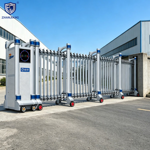 Luxury Modern Design Eco-Friendly Stainless Steel Automatic Sliding Gate Electric Barrier for Houses Factories Schools - Product Image 1