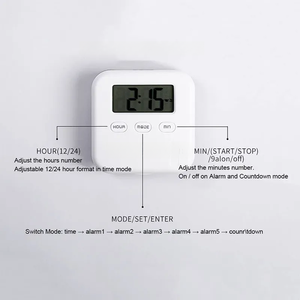Custom Smart <strong>Timer</strong> Cute Mini Portable Weekly Medicine <strong>Box</strong> Time Reminder Eco-Friendly PP/ABS Electronic <strong>Pill</strong> Container Meal <strong>Pill</strong> - Product Image 3
