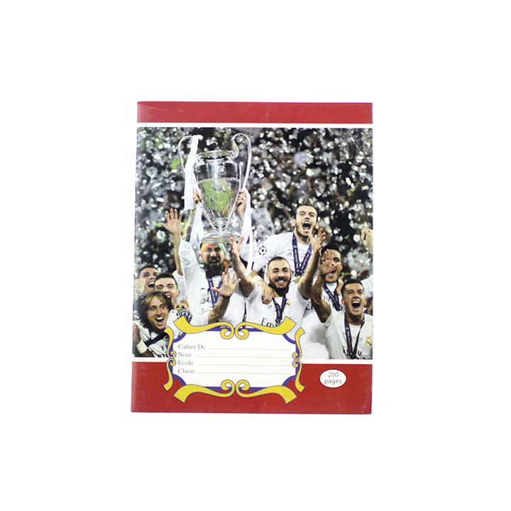 Africa Market Bulk Student Supplies Football Player Star Cover Cahier ...