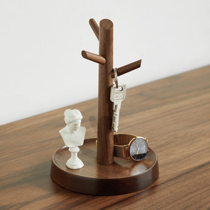 Kệ Trưng Bày Khay Gỗ Khay Đựng Chìa Khóa Với Giá Đựng Trang Sức Hộp Sắp Xếp Trang Sức - Product Image 3