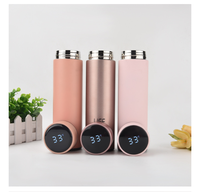 Bouteille d'eau intelligente étanche pratique portable isolée en acier inoxydable