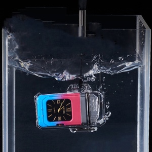 Mát tiện ích khám phá xách tay đa chức năng nước bằng chứng Bật lửa điện <span class=keywords><strong>USB</strong></span> có thể sạc lại với đồng hồ - Product Image 5