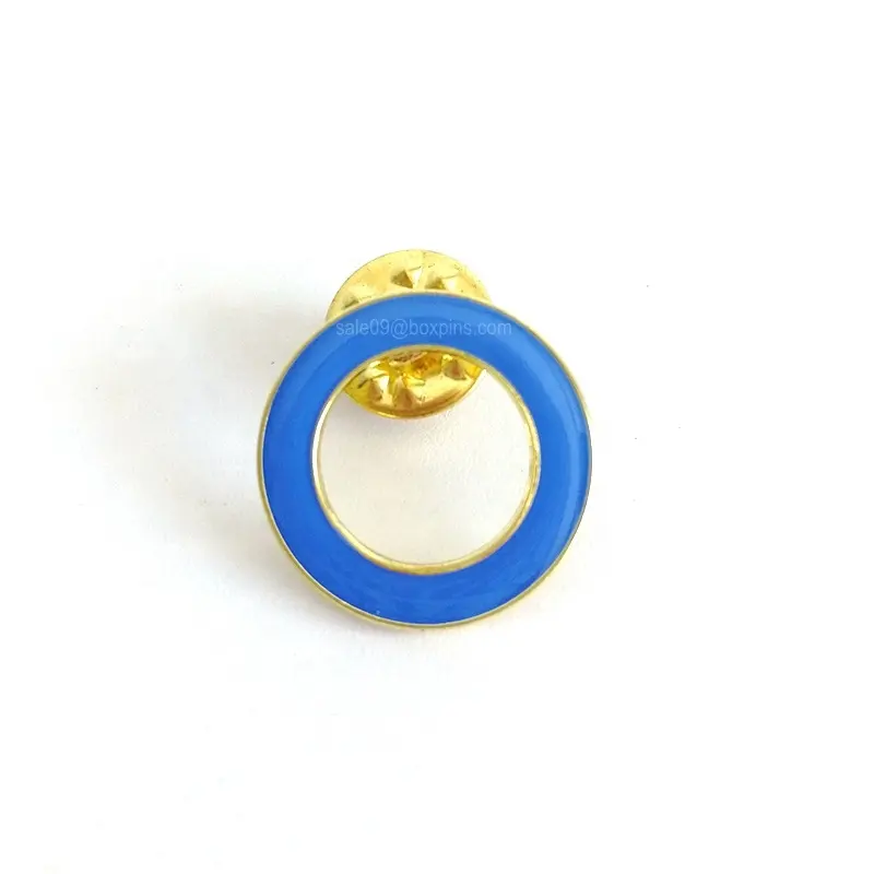 Pin Bros Diabetes Lingkaran 20Mm Hari Diabetes Dunia 14 November Biru dengan Epoksi