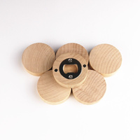 Mini aimant de réfrigérateur moderne et écologique, casquette de baseball personnalisée, porte-clés, porte-clés en bois, porte-bouteille de bière vierge pour sublimation personnalisée