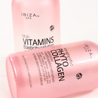 Bouteilles rondes en verre glacé, accessoires cosmétiques personnalisés, essentielle, rose, avec boîte, 1oz 2oz 3oz 4oz, 30 unités