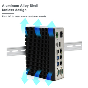 X6425 fanless DIN Rail คอมพิวเตอร์6USB 3LAN DIN Rai Mini PC กล่อง PC PC อุตสาหกรรม Mini PC PC PC PC PC ฝัง fanless อุตสาหกรรม DIN-Rail Box-PC - Product Image 4