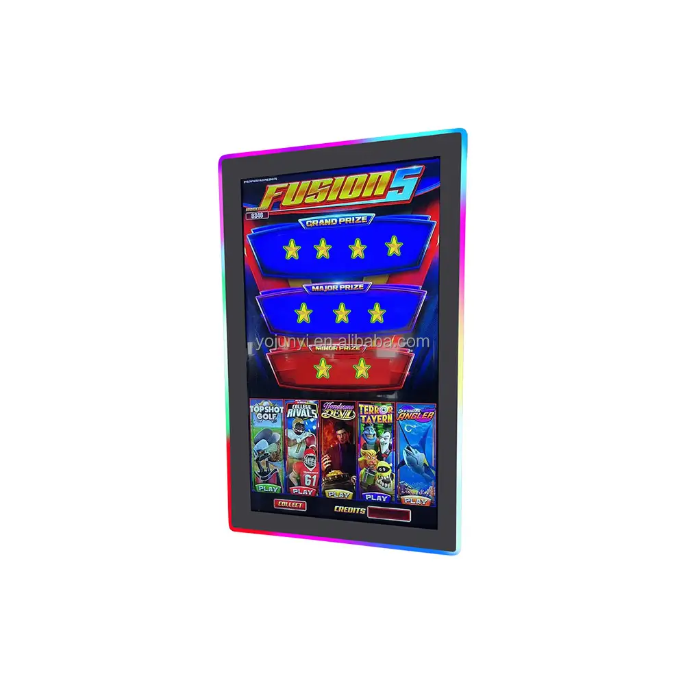 LED light display 3M /ELO 32 43 inch IR touch screen monitor for IGS fire link vertical gaming machine