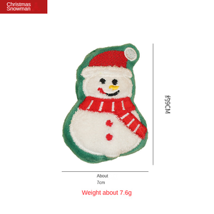 Juguete para masticar interactivo de hierba gatera de dibujos animados al por mayor para gatos juguetes de peluche de Navidad ecológicos de lujo autodivertidos a la moda - Product Image 3