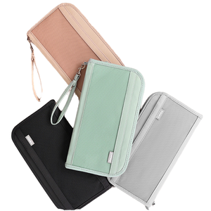 RUNQING Juego de Regalo Irlandés, Organizador de Viaje de Moda con Bloqueo RFID, Funda para <span class=keywords><strong>Pasaporte</strong></span>, Cartera de Cuero Oxford y Poliéster, Sin - Product Image 1