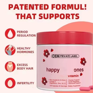 Cápsulas de Complejo Multivitamínico Hormonal Feliz, en Stock, para el Equilibrio Hormonal en Mujeres, Vitaminas, Productos Populares - Product Image 5