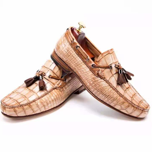 Top quality Goodyear taglie 41 mocassini scarpe da uomo fantasia graziosa pelle di alligatore scarpe da uomo in pelle di <span class=keywords><strong>coccodrillo</strong></span> scarpe da uomo - Product Image 1