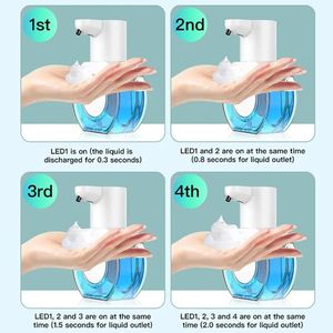 Machine de nettoyage sans contact automatique Induction mousse lave-mains capteur ménage infrarouge distributeur de savon - Product Image 4