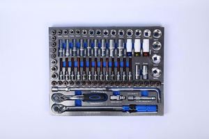 Ensemble <span class=keywords><strong>de</strong></span> chariots <span class=keywords><strong>de</strong></span> rangement en acier inoxydable personnalisable pour outils <span class=keywords><strong>de</strong></span> réparation automobile, avec compartiments en métal et en plastique, OEM pris en charge - Product Image 6