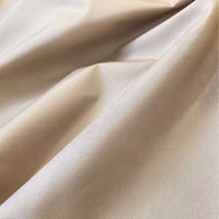 Polyester noir léger 100% T du blanc 210 tissu de doublure de pongé teint par plaine pour des doublures de vêtement