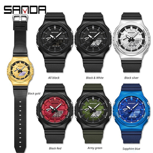 Reloj Deportivo Ana <span class=keywords><strong>Digi</strong></span> con Bisel Octagonal, Pantalla Dual, Retroiluminación LED, Alarma, Cronógrafo, Resistente al Agua, Reloj de Pulsera para Hombre - Product Image 2