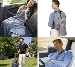 <b>Gift</b> Blanket Factory Portable Travel Storage Blanket Company <b>Gift</b> Flannel Outdoor Travel Blanket - Product Image 4