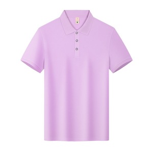 Promotional Polo Shirt Solid Color Short Sleeve Breathable Polyester Summer Wear Loose Fit With Label And Tags - Product Image 5