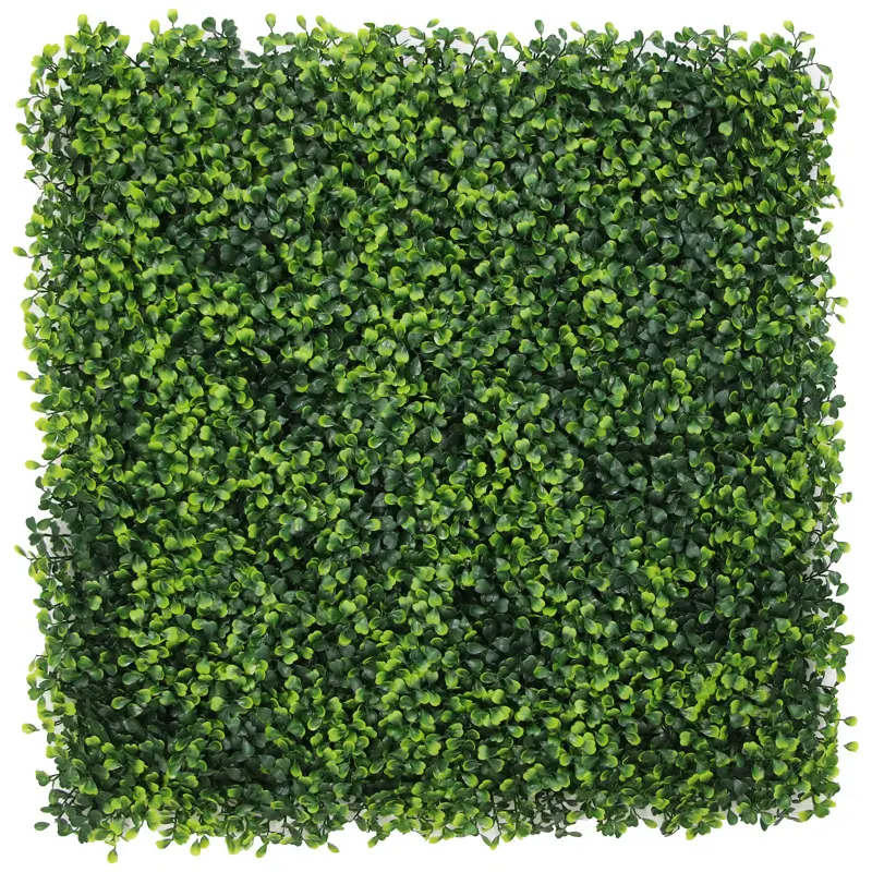 XH 25*25cm plastica anti-uv erba artificiale parete verde parete artificiale pianta verde per la decorazione del giardino