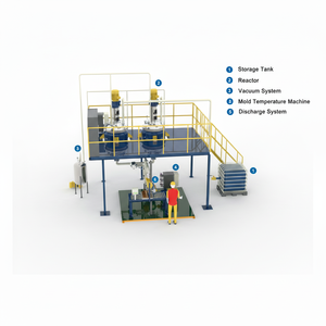 Réacteur chimique Réservoir en acier inoxydable Réacteur Kapasitas 600 l Eva Colle Adhésif thermofusible faisant la machine - Product Image 1