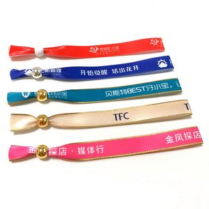 Bracelet en satin sublimé personnalisé en polyester pour mariage, festival, promotion, cadeau, décoration - Product Image 2