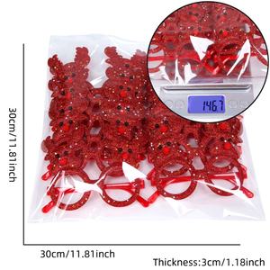 Lunettes de fête de Noël au design nouveau 2025 pour la décoration de Noël, chapeaux de Père Noël, lunettes de bonhomme de neige, cadre de lunettes, décorations de fête de Noël - Product Image 4