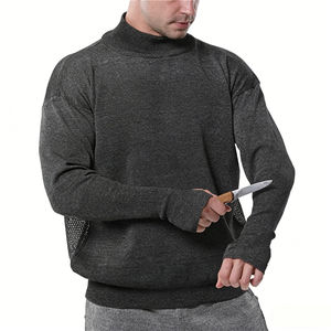 Ropa de Seguridad Profesional Personalizable AmpsafeX, Transpirable, Anti-Corte, de HPPE y Cuero, Resistente a Cortes, para Cuello y Manos - Product Image 2