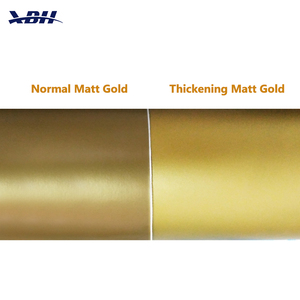 لفافة سيارة ذهبية وفضية غير لامعة ، ملصق تزيين ذاتي للمركبات لراسمة القطع - Product Image 6